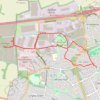 Omega West walk near Home Bargains trail, distance, elevation, map, profile, GPS track