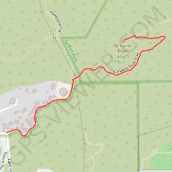 Wisdom Tree (Burbank Peak) trail, distance, elevation, map, profile, GPS track
