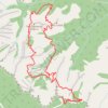 Peekaboo Loop Trail trail, distance, elevation, map, profile, GPS track