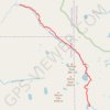 Rock Lake and Moon Lake via Rock Creek Trail trail, distance, elevation, map, profile, GPS track