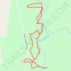 Weller Loop Trail in Medoc Mountain State Park trail, distance, elevation, map, profile, GPS track