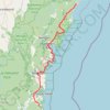 Dalmeny - Murramarang National Park - Meroo National Park - Dolphin Point (Ulladulla) trail, distance, elevation, map, profile, GPS track