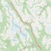 Banff National Park - Lake Louise trail, distance, elevation, map, profile, GPS track