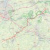 SDB-Moerzeke 46K trail, distance, elevation, map, profile, GPS track