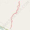 Redwash Canyon hike trail, distance, elevation, map, profile, GPS track