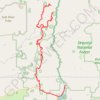 Sequoia National Forest trail, distance, elevation, map, profile, GPS track