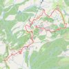 獅子頭山 蓮花台麒麟石 大鐵鎚石 昂坪 trail, distance, elevation, map, profile, GPS track