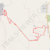 Cycling trail, distance, elevation, map, profile, GPS track