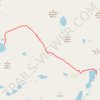 Iceberg Lake via Ptarmigan Trail in Glacier National Park trail, distance, elevation, map, profile, GPS track