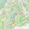 Lake Catherine Loop via Brighton Lakes Trail in Uinta-Wasatch-Cache National Forest trail, distance, elevation, map, profile, GPS track