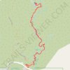 Trail Canyon Falls in Angeles National Forest trail, distance, elevation, map, profile, GPS track