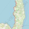 New trail, distance, elevation, map, profile, GPS track