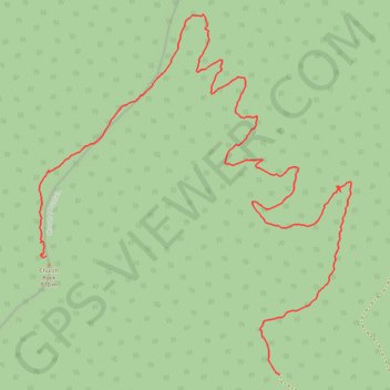 Church Rock trail, distance, elevation, map, profile, GPS track