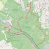 Patapsco Valley State Park Hilton Area Loop trail, distance, elevation, map, profile, GPS track