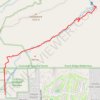Seven Falls via Bear Canyon Trail in Pusch Ridge Wilderness trail, distance, elevation, map, profile, GPS track