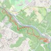 Patapsco Valley State Park Ilchester Area Loop trail, distance, elevation, map, profile, GPS track