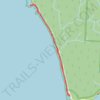 Hole-in-the-Wall via North Coast Beach TravelWay in Olympic National Park trail, distance, elevation, map, profile, GPS track