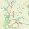 Beckbury trail, distance, elevation, map, profile, GPS track