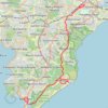 Broadmeadow - Readhead Beach - Belmont trail, distance, elevation, map, profile, GPS track