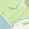 Hiking trail through Merthyr Mawr Sand dunes trail, distance, elevation, map, profile, GPS track