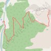 Ha Ling Peak trail, distance, elevation, map, profile, GPS track