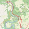 Tintern to Chepstow via Wye Valley Railway and Tidenham Tunnel trail, distance, elevation, map, profile, GPS track