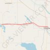 Chaplin - Moose Jaw trail, distance, elevation, map, profile, GPS track