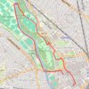 Bute Park Loop trail, distance, elevation, map, profile, GPS track
