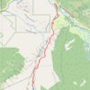 Donut Falls Trail in Uinta-Wasatch-Cache National Forest trail, distance, elevation, map, profile, GPS track