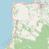 Kawatiri Coastal Trail from Westport to Charleston trail, distance, elevation, map, profile, GPS track