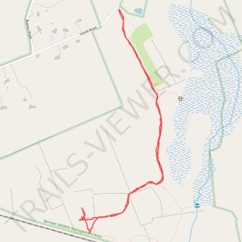 Walk to Cellar Hole at Bennett Wildlife Management Area trail, distance, elevation, map, profile, GPS track