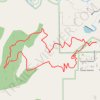 Turkey Trot Trail Loop via Castle Trail in Mount Falcon Park trail, distance, elevation, map, profile, GPS track