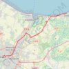 Caen Merville Cabourg trail, distance, elevation, map, profile, GPS track