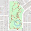 Kiwanis Park trails trail, distance, elevation, map, profile, GPS track