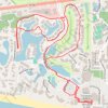 Sandestin loop run trail, distance, elevation, map, profile, GPS track