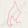 Loop bike in Wenas Wildlife Area trail, distance, elevation, map, profile, GPS track