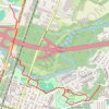 Rocky Mount Tar River and Parks trail, distance, elevation, map, profile, GPS track
