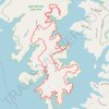 Lake Shore Loop Trail in Lake Norman State Park trail, distance, elevation, map, profile, GPS track
