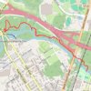 Rocky Mount Greenway: Battle Park to Martin Luther King Park trail, distance, elevation, map, profile, GPS track