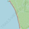 Hole-in-the-Wall trail, distance, elevation, map, profile, GPS track