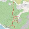 Bluebell walk at Menter Fachwen trail, distance, elevation, map, profile, GPS track