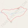 Krom River Peak and Krom River Dome Loop Trail in Hawzqwa Nature Preserve trail, distance, elevation, map, profile, GPS track