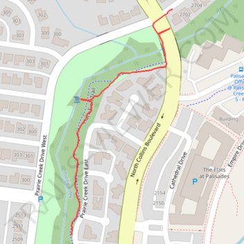 Prairie Creek park trail, distance, elevation, map, profile, GPS track