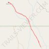 Wave Cave Trail in Superstition Wilderness trail, distance, elevation, map, profile, GPS track