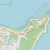 Cape Byron trail, distance, elevation, map, profile, GPS track