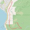 Monkey Rock Trail trail, distance, elevation, map, profile, GPS track