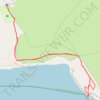 Paths to sea-cliff climbing trail, distance, elevation, map, profile, GPS track