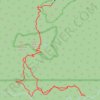 Willow Creek Trail to Caramba Overlook via Hidden Lake and Round Valley Loop trail, distance, elevation, map, profile, GPS track