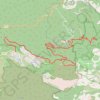 Single Nahal Bustan trail, distance, elevation, map, profile, GPS track