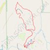 Cloudland Canyon West Rim Loop trail, distance, elevation, map, profile, GPS track